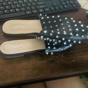 spiked flat sandals